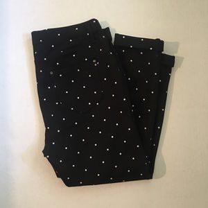Time and Tru Polka dot Capris - L/12-14